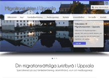 Tablet Screenshot of migrationsjuristen.com